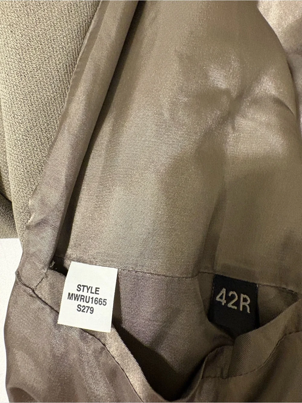 Claiborne Men's Taupe Three-Button Sport Coat